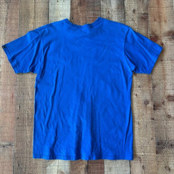 Alpinestars Blue Graphic T-Shirt Medium Classic Fit Cotton Casual Wear Mens Appa - Picture 5 of 5